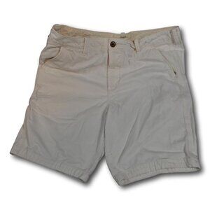Men's Hollister Classic Fit White Shorts Size: 36